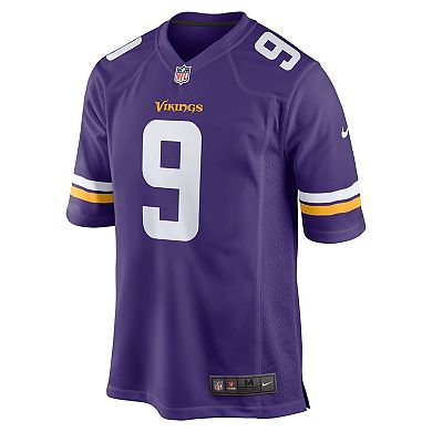 Men's Nike J.J. McCarthy Purple Minnesota Vikings 2024 NFL Draft First Round Pick Player Game Jersey