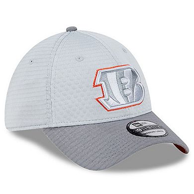 Men's New Era Gray Cincinnati Bengals 2024 NFL Training Camp 39THIRTY Flex Hat