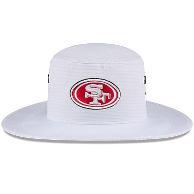 Men's New Era White San Francisco 49ers 2024 NFL Training Camp Panama Bucket Hat