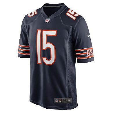 Men's Nike Rome Odunze Navy Chicago Bears 2024 NFL Draft First Round Pick Player Game Jersey