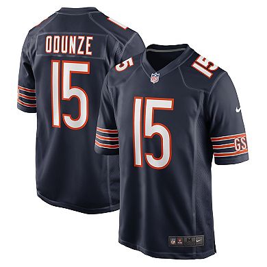 Men's Nike Rome Odunze Navy Chicago Bears 2024 NFL Draft First Round Pick Player Game Jersey