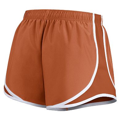 Women's Nike Texas Orange Texas Longhorns Primetime Tempo Performance Shorts