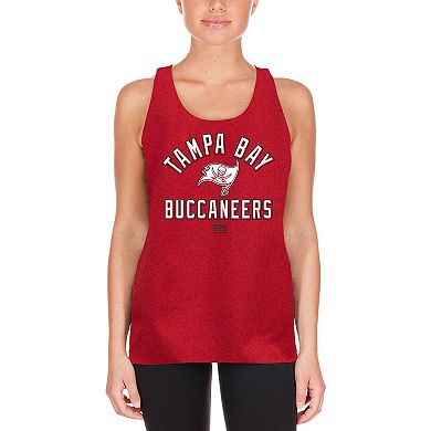 Women's New Era Red Tampa Bay Buccaneers 2024 NFL Training Camp Tank Top