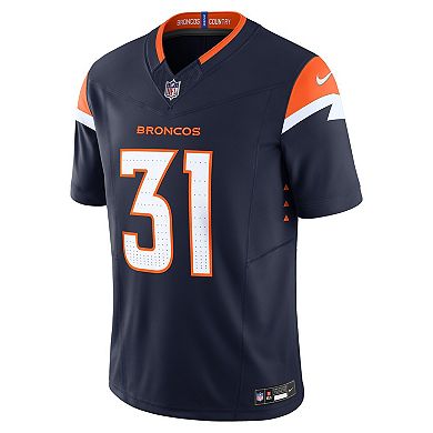 Men's Nike Justin Simmons Navy Denver Broncos Vapor F.U.S.E. Limited Jersey