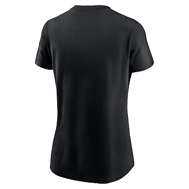 Women's Nike Black New Orleans Saints Primary Logo T-Shirt
