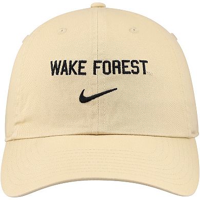 Men's Nike Gold Wake Forest Demon Deacons 2024 Sideline Club Adjustable Hat