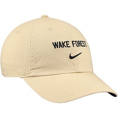 Men's Nike Gold Wake Forest Demon Deacons 2024 Sideline Club Adjustable Hat