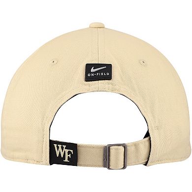 Men's Nike Gold Wake Forest Demon Deacons 2024 Sideline Club Adjustable Hat