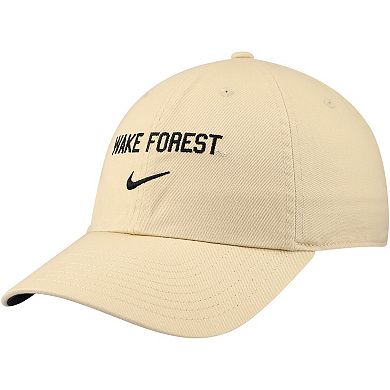 Men's Nike Gold Wake Forest Demon Deacons 2024 Sideline Club Adjustable Hat