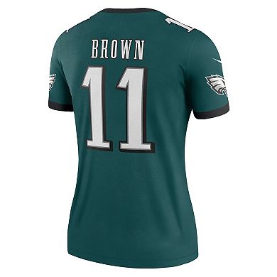 Women's Nike A.J. Brown Midnight Green Philadelphia Eagles Legend Jersey