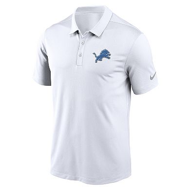 Men's Nike White Detroit Lions Franchise Logo Performance Polo