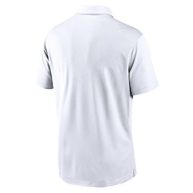 Men's Nike White Detroit Lions Franchise Logo Performance Polo