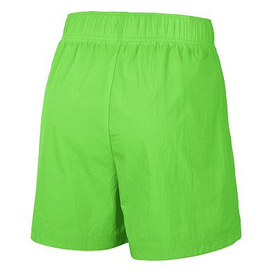 Women's Nike Neon Green Seattle Storm Buzzer Beaters Woven Performance Shorts