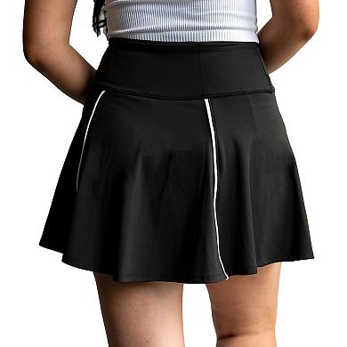 Women's Lusso Black New York Yankees Colleen Skort