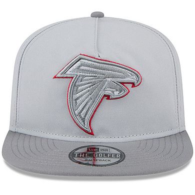 Men's New Era Gray Atlanta Falcons 2024 NFL Training Camp Golfer Snapback Hat