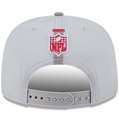 Men's New Era Gray Atlanta Falcons 2024 NFL Training Camp Golfer Snapback Hat