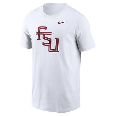 Men's Nike White Florida State Seminoles Primetime Evergreen Alternate Logo T-Shirt