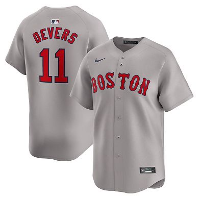 Men's Nike Rafael Devers Gray Boston Red Sox Away Limited Player Jersey