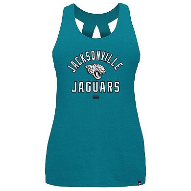 Women's New Era Teal Jacksonville Jaguars 2024 NFL Training Camp Tank Top