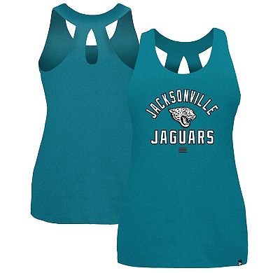 Women's New Era Teal Jacksonville Jaguars 2024 NFL Training Camp Tank Top