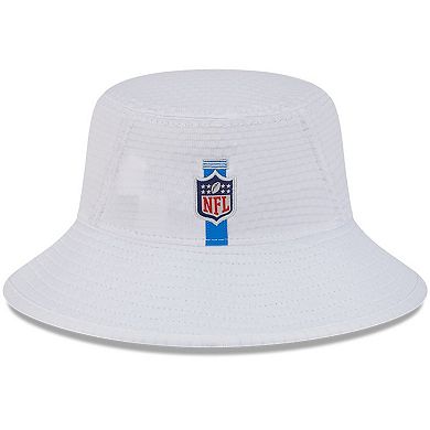 Youth New Era White Detroit Lions 2024 NFL Training Camp Bucket Hat