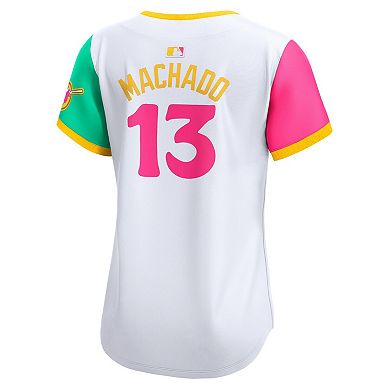 Women's Nike Manny Machado White San Diego Padres City Connect Limited Player Jersey