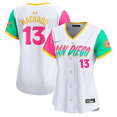 Women's Nike Manny Machado White San Diego Padres City Connect Limited Player Jersey