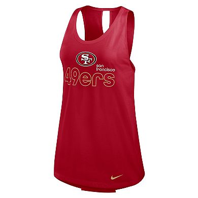 Women's Nike Scarlet San Francisco 49ers  Performance Tank Top