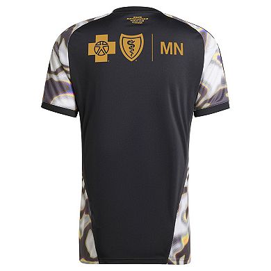 Men's adidas Black Minnesota United FC 2024 Pride Pre-Match Top