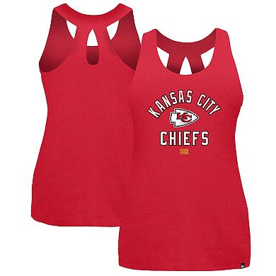 Women's New Era Red Kansas City Chiefs 2024 NFL Training Camp Tank Top