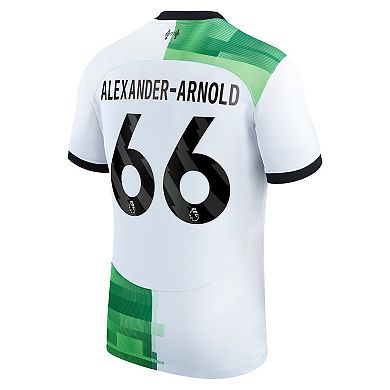 Men's Nike Trent Alexander-Arnold White Liverpool 2023/24 Away Replica Player Jersey