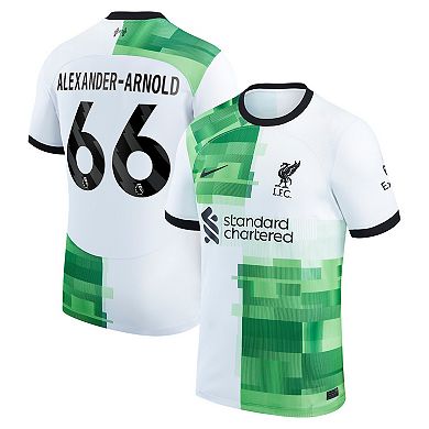 Men's Nike Trent Alexander-Arnold White Liverpool 2023/24 Away Replica Player Jersey