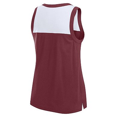 Women's Fanatics Maroon Texas A&M Aggies Crosley Colorblock Tank Top