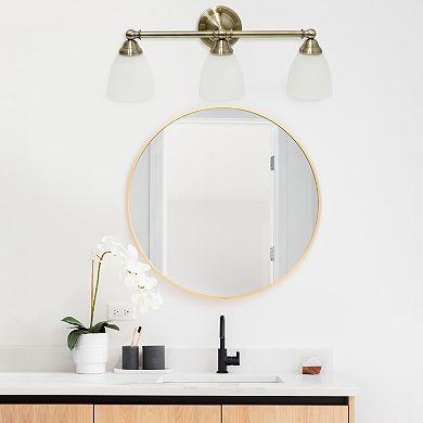 Lalia Home Essentix Traditional 3-Light Vanity Wall-Mounted Light Fixture