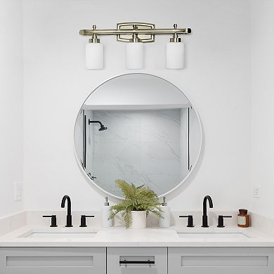 Lalia Home Essentix Contemporary 3-Light Vanity Wall-Mounted Light Fixture