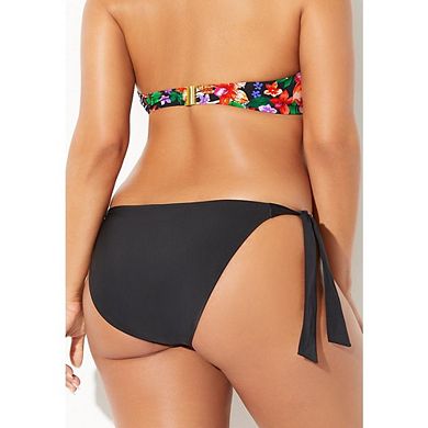 Swimsuits For All Women's Plus Size Side Tie Swim Brief