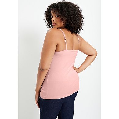 June + Vie Women's Plus Size One+only Bra Cami