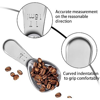 Stainless Steel Coffee Measuring Scoop