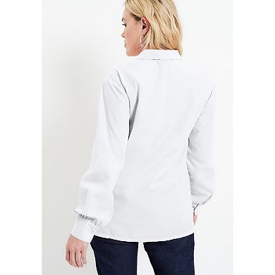 June + Vie Women's Plus Size Poplin La Vie Tunic