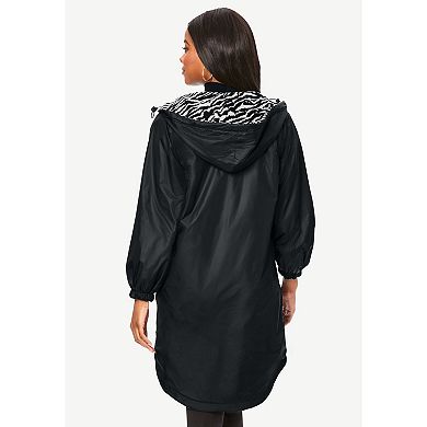 Roaman's Women's Plus Size Reversible Anorak Jacket