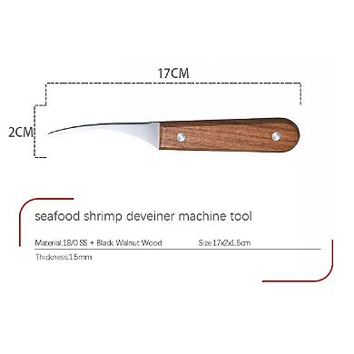 2-Piece Stainless Steel Shrimp Peeler & Deveiner Set