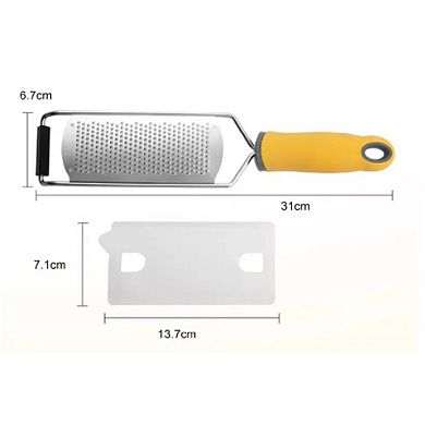 Stainless Steel Cheese & Citrus Zester Grater