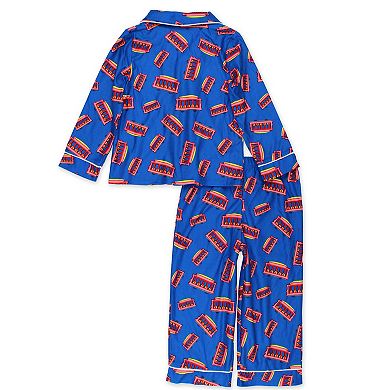Daniel Tiger's Neighborhood Toddler Boys Flannel Coat Style Pajamas