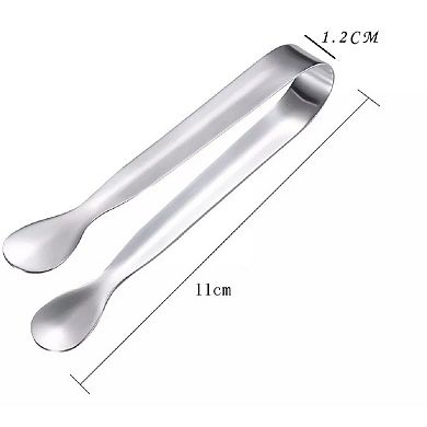 6-Piece Stainless Steel Mini Tongs