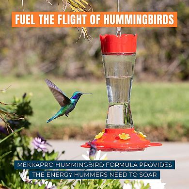 Mekkapro Premium Hummingbird Nectar - 60oz - Attract, Delight, And Energize Your Garden