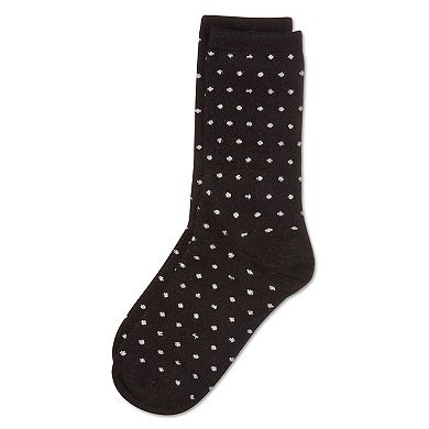 Women's Mini Dot Cashmere Crew Socks