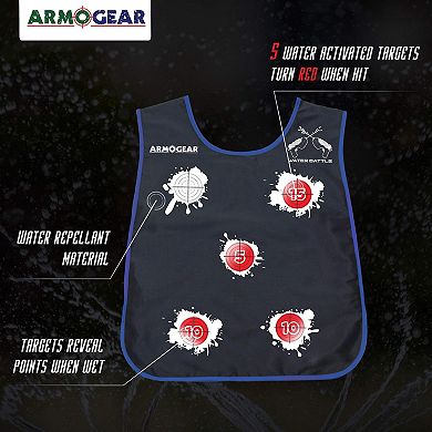 Water Activated Target Vests For Water Guns