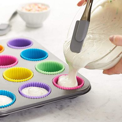 12-Piece Silicone Cake Muffin Cupcake Liners