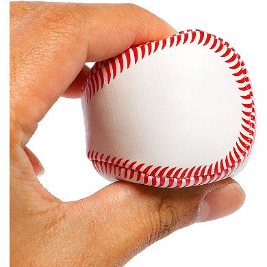24 Pack Mini Baseball Party Favors For Sports Party, Foam Stress Balls, 2 In