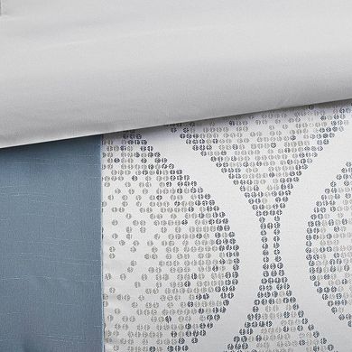 Madison Park Monroe 6-Piece Jacquard Comforter Set with Throw Pillows